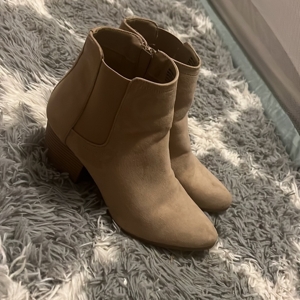 Tan Booties - Picture 3 of 7